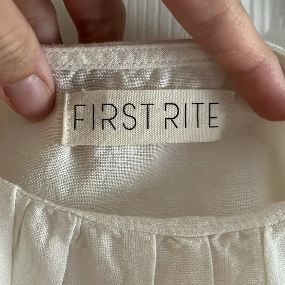 First Rite Ruffle Tank Top size Small. - Picture 7 of 11